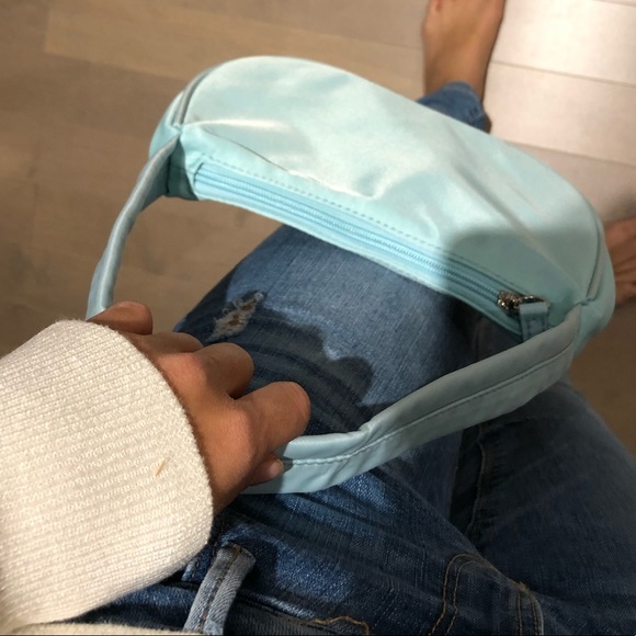 Blue baguette bag - Picture 3 of 3